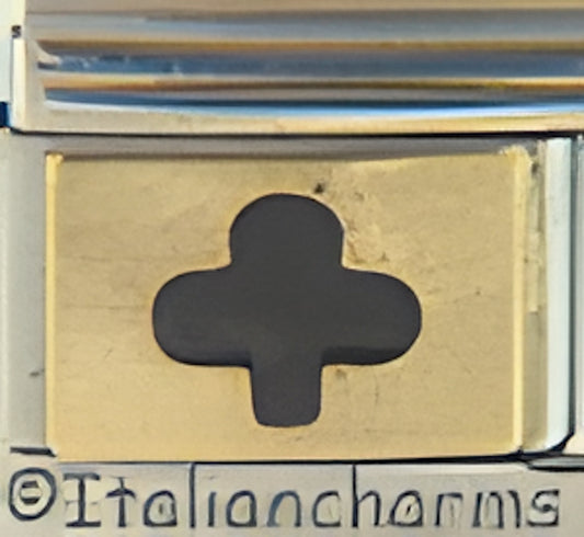 Black Club on Gold