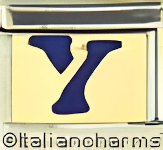 Blue Letter Y