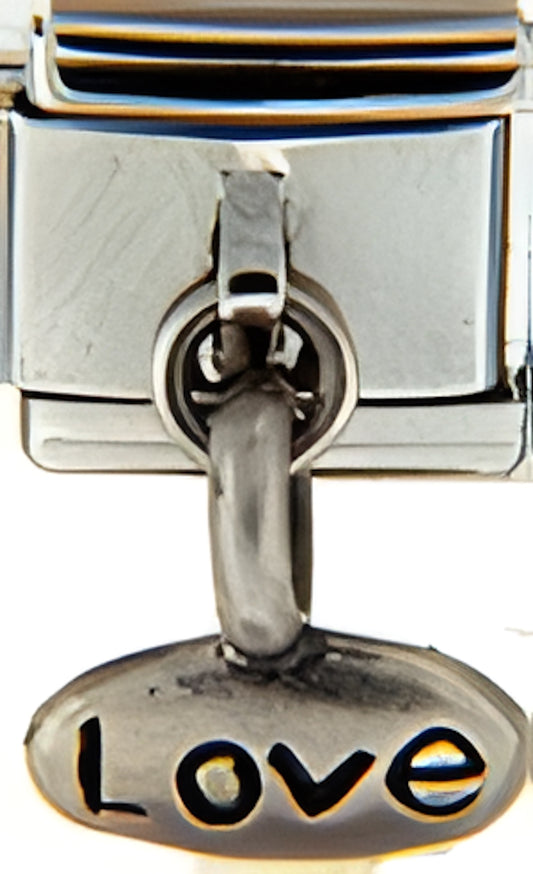 Dangle Sterling Silver Love Hope