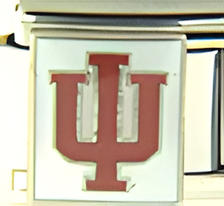 Indiana Red IU on White