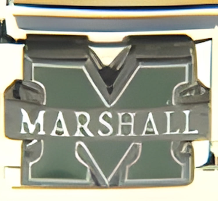 Marshall Text on M