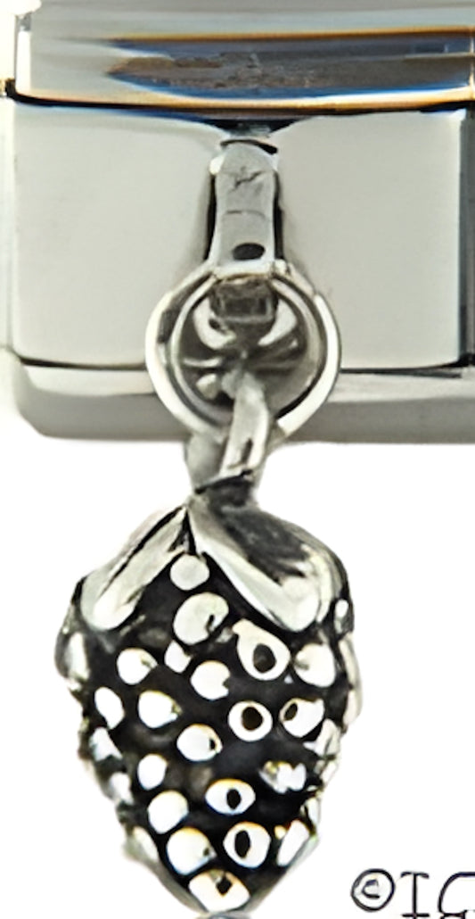 Dangle Sterling Silver Grapes