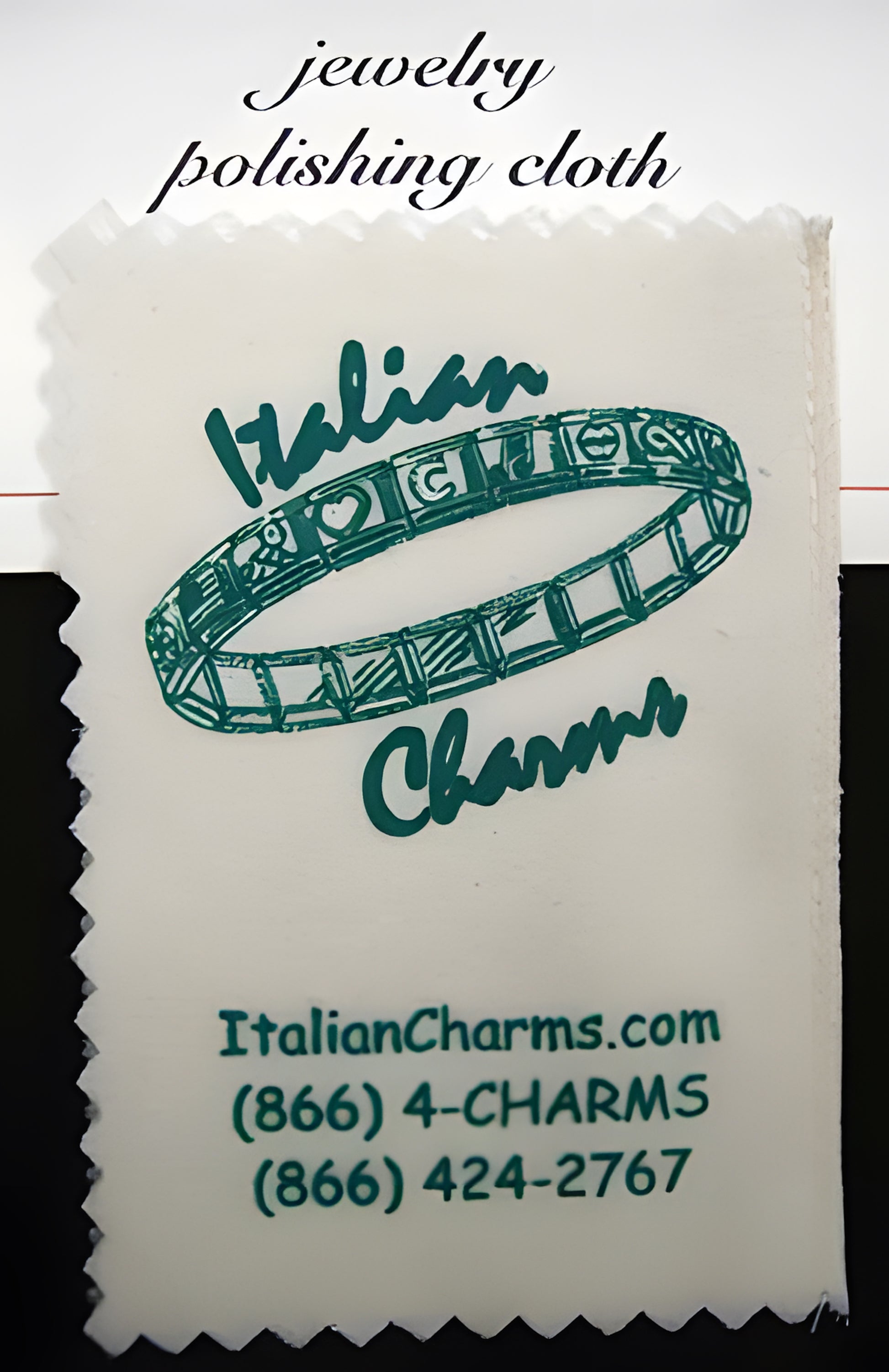 Jewelry polishing cloth - Inner chemically treated layer outeRed and Blueuffing cloth
