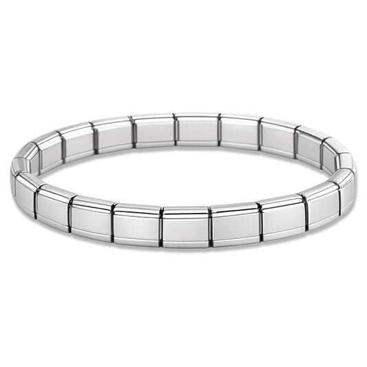 Shiny Center and Edges Starter Bracelet - Choose Your Size