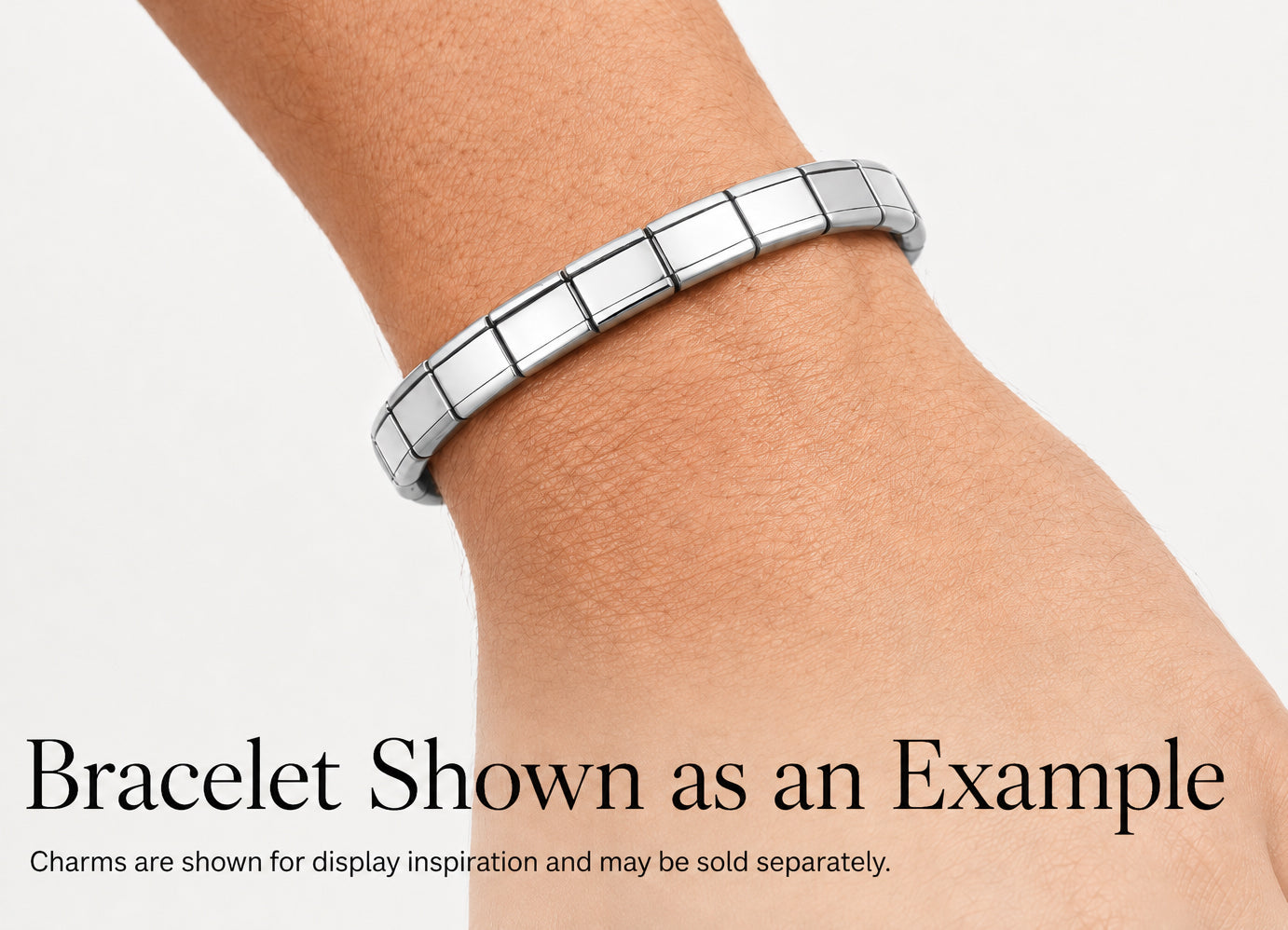 Gold Center and Edges Starter Bracelet - Choose Your Size