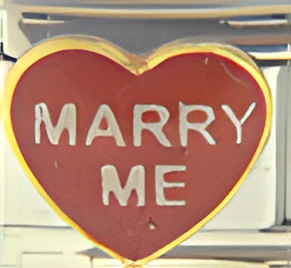 Marry Me in Red Heart