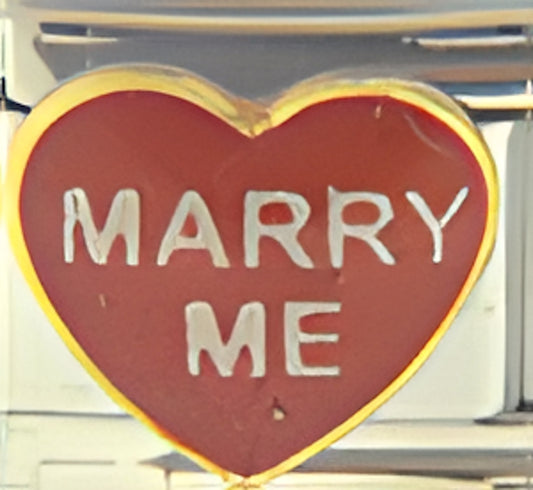Marry Me in Red Heart