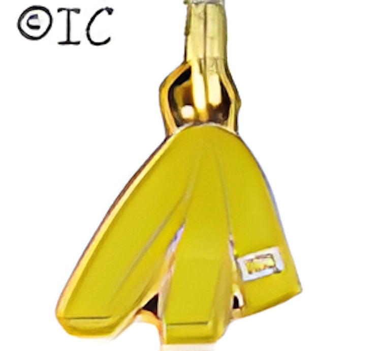 Yellow Dangle Belt to Use with Karate with Dangle Black Belt Does NOT Include the Charm - Belt Only