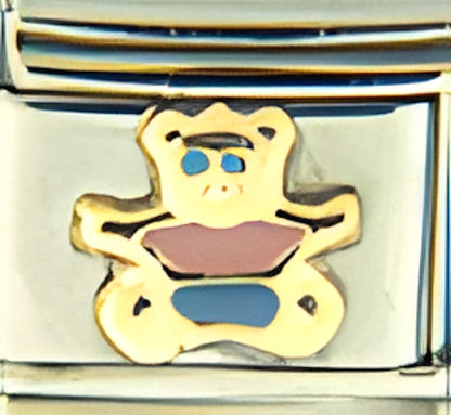 Pink and Blue Teddy Bear
