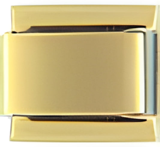 Matte Gold Center with Gold Edges