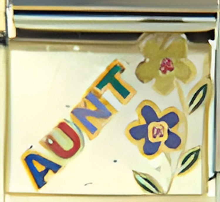 Aunt with Flowers