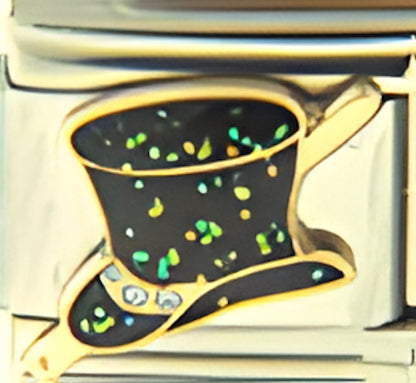 Sparkle Green Top Hat