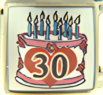 Celebration Cake 30 Photo Charm