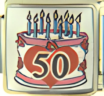 Celebration Cake 50 Photo Charm