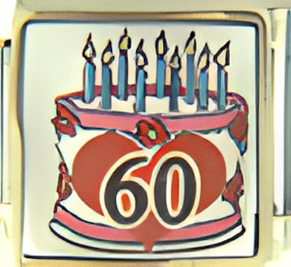 Celebration Cake 60 Photo Charm