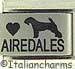 FINAL SALE Laser Love Airedales