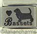 FINAL SALE Laser I Love Bassets