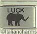 FINAL SALE Laser Elephant Luck